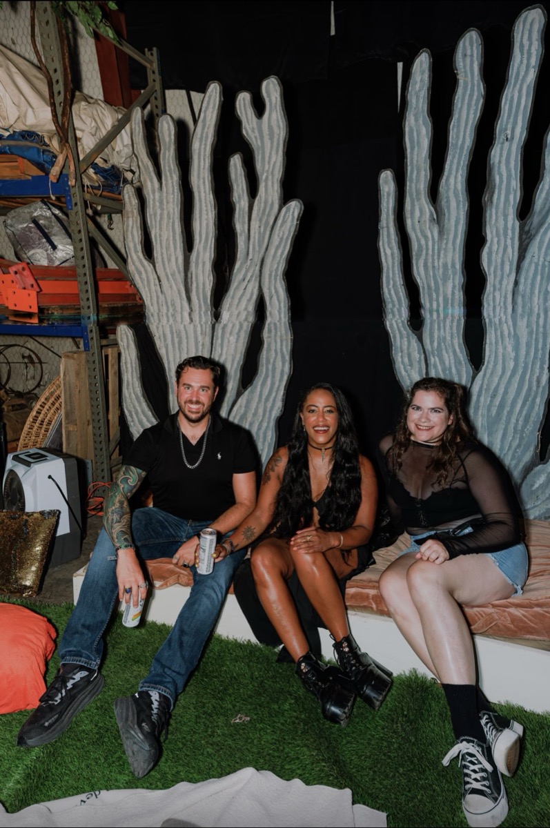 The cactus lounge · a hand-built desert set piece