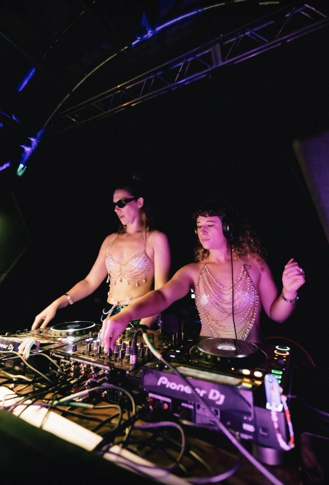 Babestock Rave · a back-to-back DJ set under the purple lights