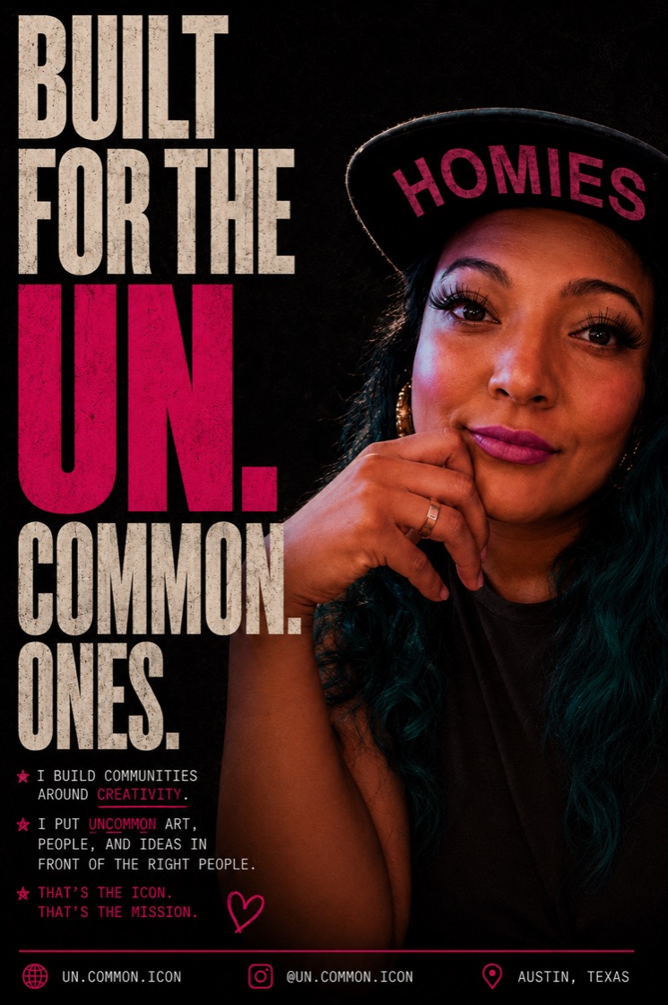 Campaign poster · Built for the Un.Common.Ones