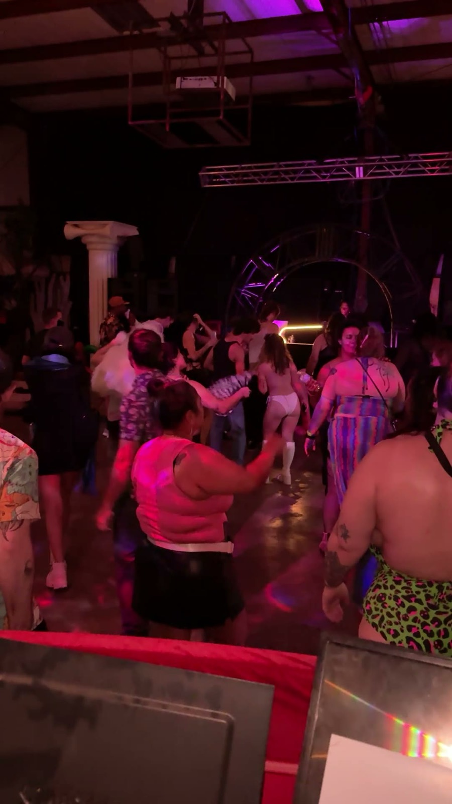 Vector Collective — the crowd at a warehouse night
